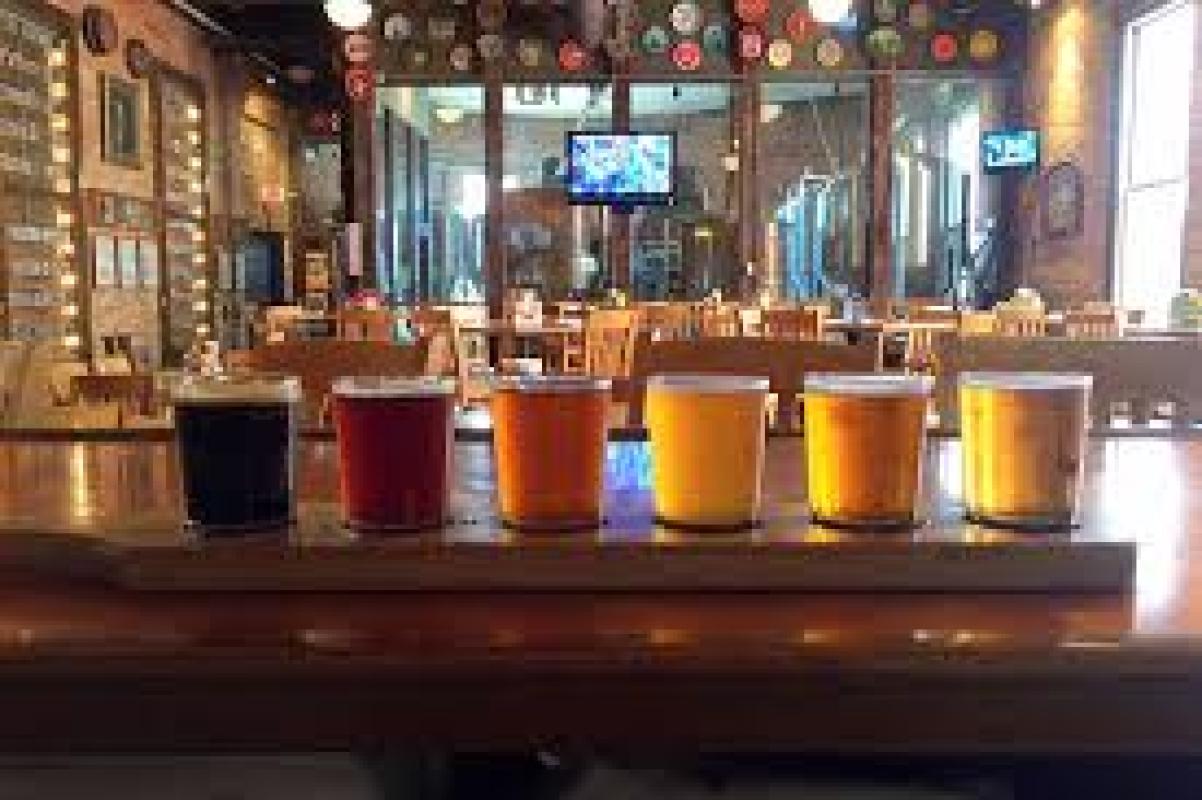 Sunset Flirtation at Maumee Bay Brewing Company